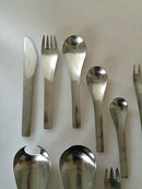 Georg Jensen Blå Haj Stålbestik Sæt af 80 dele. - Danam Antik