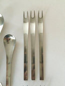 Georg Jensen Blå Haj Stålbestik Sæt af 80 dele. - Danam Antik