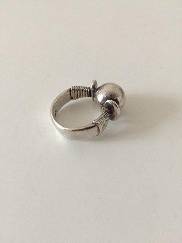 Hans Hansen Sterling Sølv Ring designet af Karl Gustav Hansen - Danam Antik