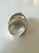 Bent Knudsen Sterling Sølvring No 4 med Hæmatit - Danam Antik