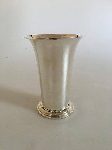 Georg Jensen Sterling Sølv Vase No 107 - Danam Antik