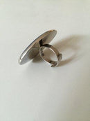 Bent Knudsen Sterling Sølv ring med Blå sten No 204 - Danam Antik