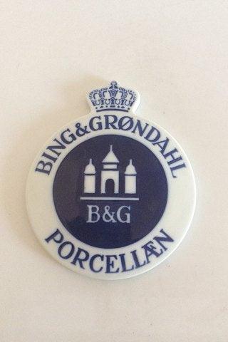 Bing og Grøndahl Forhandler Skilt - Danam Antik