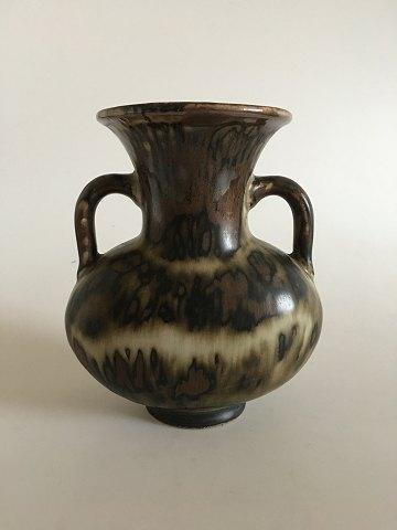Royal Copenhagen Stentøjs Vase med to Hanke No 3220 af Bode Willumsen - Danam Antik