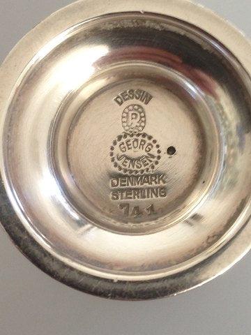 Georg Jensen Sterling Sølv Konge Snapseglas No 741 - Danam Antik