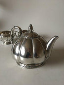 Georg Jensen Te Sæt No 26 i Sølv med helt tidlige stempler. - Danam Antik