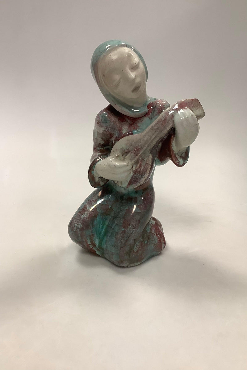 Michael Andersen Keramik Figur Citar Spiller No. 3985 - Danam Antik