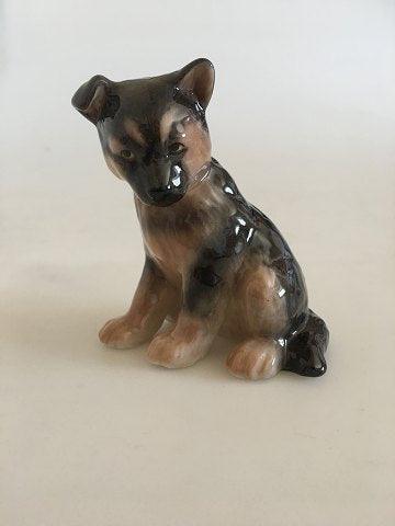 Royal Copenhagen "Puppy Collection" Schæfer Hund Figurine No 754 - Danam Antik