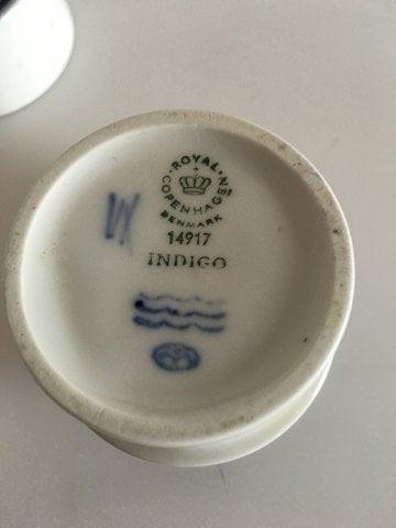 Royal Copenhagen Indigo Lille Beholder med Låg No 14917 - Danam Antik