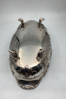 Par Anton Michelsen Sterling Oval Skåle på Fødder fra 1917 - Danam Antik