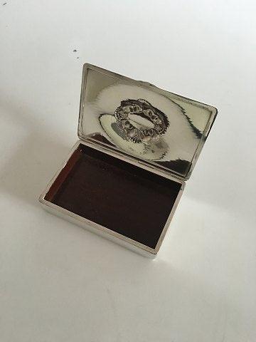 Georg Jensen Sterling Sølv Box / Cigaret Æske No 507A - Danam Antik