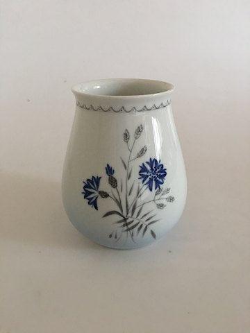 Bing & Grøndahl Demeter / Blå Kornblomst Vase No 202 - Danam Antik