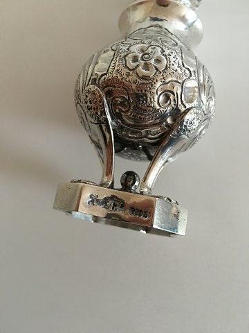 Lille Sølv Saltbøsse med engelske sølvstempler - Danam Antik