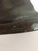 Siegfried Wagner Bronze figur af leende dame fra Ib Rathje Bronzestøberi - Danam Antik