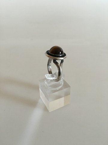 N.E. From Sterling Sølv Ring med Tigerøje - Danam Antik