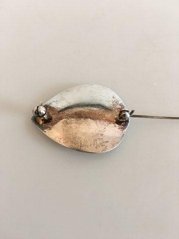 Hans Hansen Sterling Sølv Broche - Danam Antik