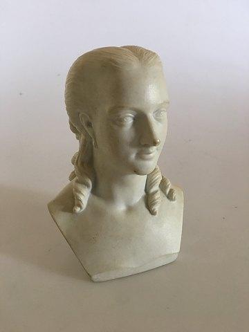 Bing og Grøndahl Buste af Bisque af dame - Danam Antik