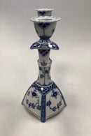 Royal Copenhagen Musselmalet Helblonde to armet Lysestage No 1169 - Danam Antik