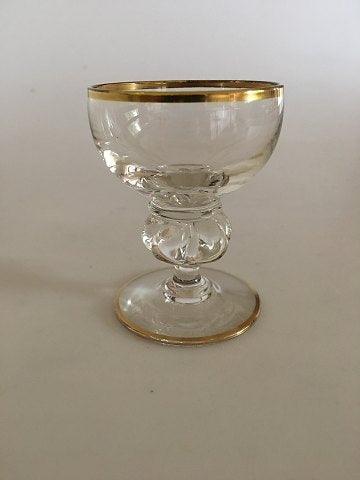 "Gisselfeld" Likørglas fra Holmegaard - Danam Antik