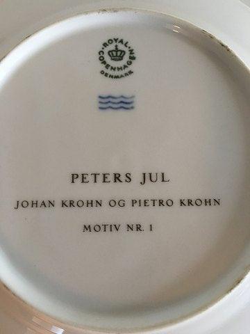 Royal Copenhagen Peters Jul Tallerken Motiv No 1 - Danam Antik