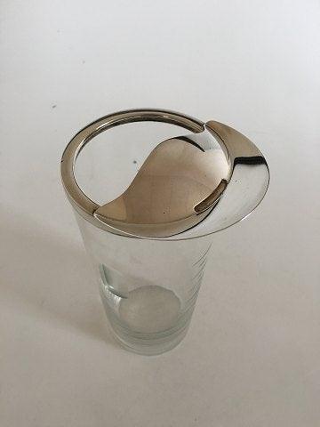 Anton Michelsen Glas Cocktail Flaske med Sterling Sølv Hældetud - Danam Antik