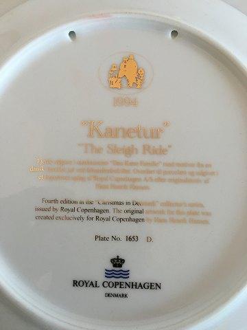 Royal Copenhagen Den Kære Familie 1994 Platte "Kanetur" - Danam Antik