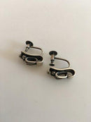 Hans Hansen Sterling Sølv Øreskruer - Danam Antik