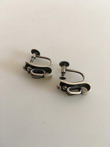 Hans Hansen Sterling Sølv Øreskruer - Danam Antik