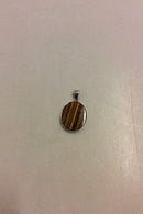 Niels Erik From Sterling Sølv vedhæng med Tigerøje - Danam Antik