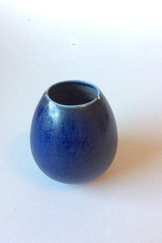Saxbo vase i blå glasur no. 1 - Danam Antik