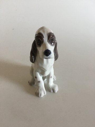Lyngby Porcelæn Figur af Hund No 85 - Danam Antik