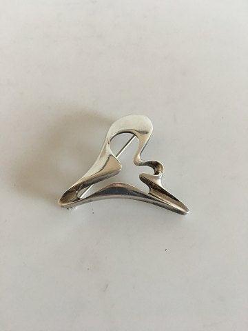 Georg Jensen Sterling Sølv Henning Koppel Broche No 324 - Danam Antik