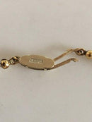 Perlehalskæde med Elfenben og Lås i Forgyldt Sterling Sølv. - Danam Antik