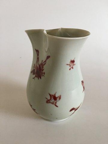Kgl. Porcelæn Unika vase af Thorkild Olsen fra 1950 - Danam Antik