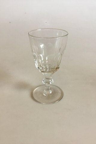 Holmegaard Dansk glas Christian VIII Hedvinsglas - Danam Antik