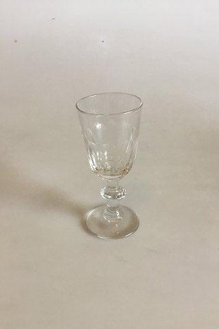 Holmegaard Dansk glas Christian VIII Snapseglas - Danam Antik