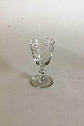 Holmegaard Dansk glas Berlinois Hedvinsglas med båndslibning - Danam Antik