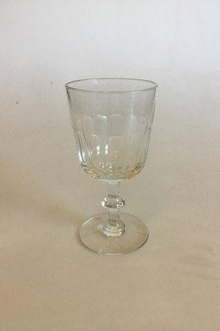 Holmegaard Dansk glas Christian VIII Rødvinsglas - Danam Antik