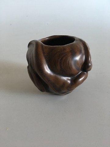 Royal Copenhagen Art Nouveau Frø/Fabel Dyr Vase No 9 - Danam Antik