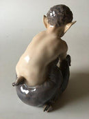 Royal Copenhagen Figur Faun med Bjørn No 648 - Danam Antik