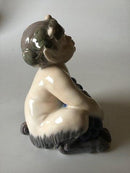 Royal Copenhagen Figur Faun med druer No 2361 - Danam Antik
