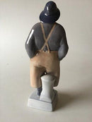Royal Copenhagen Figur af Fisker No 3668 - Danam Antik