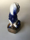 Bing & Grøndahl B&G 2105 Fyrtøjet hund: Øjne så store som Thekopper - Danam Antik