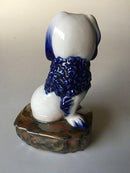 Bing & Grøndahl B&G 2105 Fyrtøjet hund: Øjne så store som Thekopper - Danam Antik