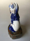 Bing & Grøndahl B&G 2105 Fyrtøjet hund: Øjne så store som Thekopper - Danam Antik