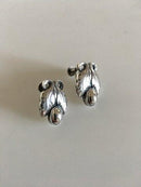 Georg Jensen Sterling Sølv Øreskruer No 108 - Danam Antik