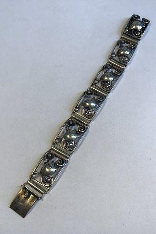 Armlænke, sølv, (830), leddelt - Danam Antik