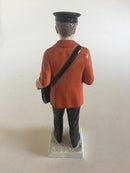 Bing & Grøndahl Figur af Postbud i rød uniform No 2451 - Danam Antik