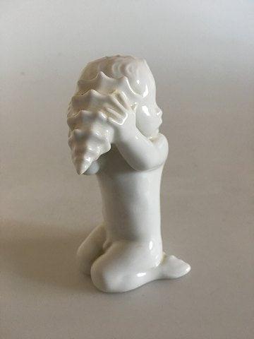 Bing & Grøndahl figur Havbarn med konkylie No 2264 - Danam Antik