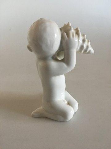 Bing & Grøndahl figur Havbarn med konkylie No 2264 - Danam Antik